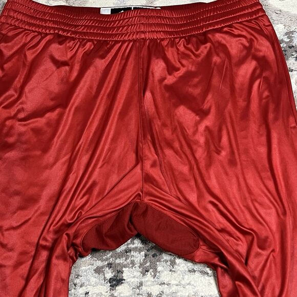 Kansas Jayhawks Game Issued Red Tear Away Pants Basketball L+0 Blue Adidas - Picture 11 of 12